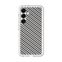 スリムプロテクションプレミアムケース［ Small Stripe - Gray × Black ］