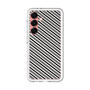 スリムプロテクションプレミアムケース［ Small Stripe - Gray × Black ］