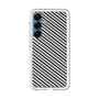 スリムプロテクションプレミアムケース［ Small Stripe - Gray × Black ］