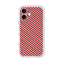 分離ケース［ Small Stripe - Red × Black ］
