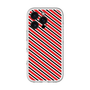 分離ケース［ Small Stripe - Red × Black ］