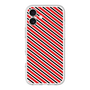 分離ケース［ Small Stripe - Red × Black ］