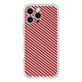 分離ケース［ Small Stripe - Red × Black ］