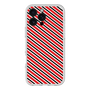 分離ケース［ Small Stripe - Red × Black ］