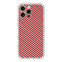 分離ケース［ Small Stripe - Red × Black ］