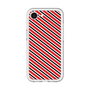 スリムプロテクションプレミアムケース［ Small Stripe - Red × Black ］