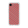 スリムプロテクションプレミアムケース［ Small Stripe - Red × Black ］