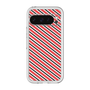 スリムプロテクションプレミアムケース［ Small Stripe - Red × Black ］