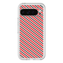 スリムプロテクションプレミアムケース［ Small Stripe - Red × Black ］