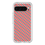 スリムプロテクションプレミアムケース［ Small Stripe - Red × Black ］