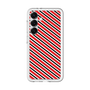 スリムプロテクションプレミアムケース［ Small Stripe - Red × Black ］