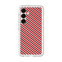 スリムプロテクションプレミアムケース［ Small Stripe - Red × Black ］
