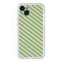 スリムプロテクションプレミアムケース［ Small Stripe - Green × Orange ］