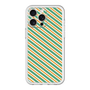 スリムプロテクションプレミアムケース［ Small Stripe - Green × Orange ］