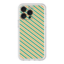 スリムプロテクションプレミアムケース［ Small Stripe - Green × Orange ］