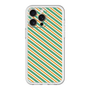 スリムプロテクションプレミアムケース［ Small Stripe - Green × Orange ］