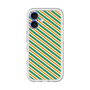 スリムプロテクションプレミアムケース［ Small Stripe - Green × Orange ］