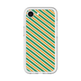 スリムプロテクションプレミアムケース［ Small Stripe - Green × Orange ］