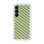 スリムプロテクションプレミアムケース［ Small Stripe - Green × Orange ］