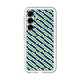 スリムプロテクションプレミアムケース［ Small Stripe - Navy × Green ］