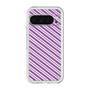 スリムプロテクションプレミアムケース［ Small Stripe - Purple × Pink ］