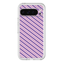 スリムプロテクションプレミアムケース［ Small Stripe - Purple × Pink ］