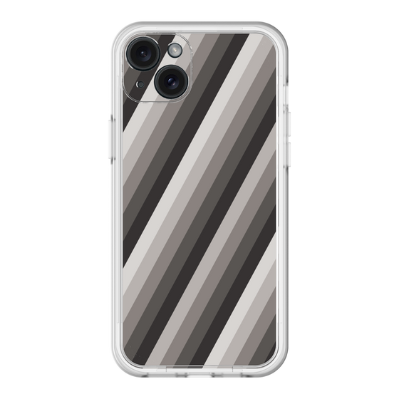 スリムプロテクションプレミアムケース［ Middle Stripe - Black ］
