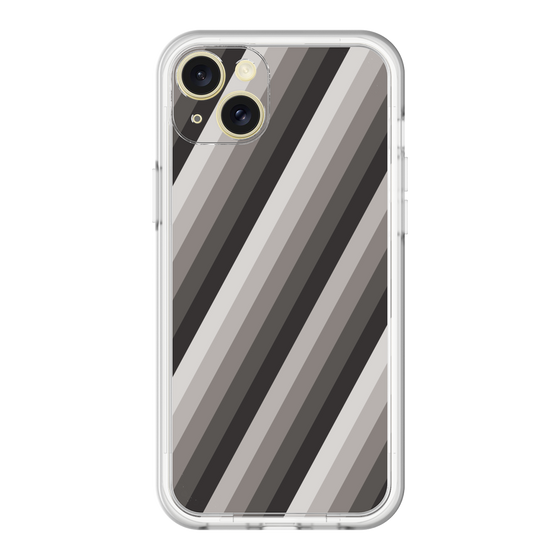 スリムプロテクションプレミアムケース［ Middle Stripe - Black ］