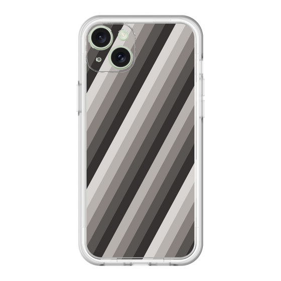 スリムプロテクションプレミアムケース［ Middle Stripe - Black ］