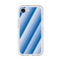 スリムプロテクションプレミアムケース［ Middle Stripe - Blue ］