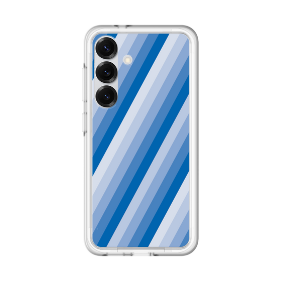 スリムプロテクションプレミアムケース［ Middle Stripe - Blue ］