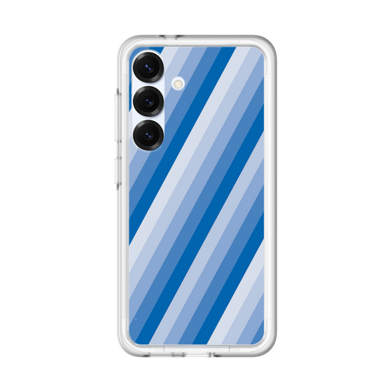 スリムプロテクションプレミアムケース［ Middle Stripe - Blue ］