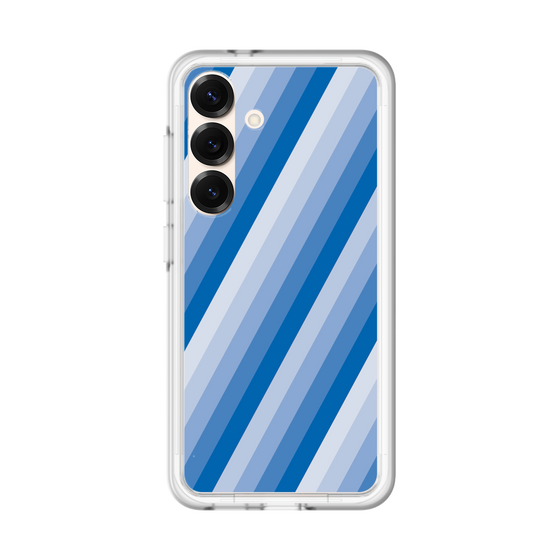 スリムプロテクションプレミアムケース［ Middle Stripe - Blue ］