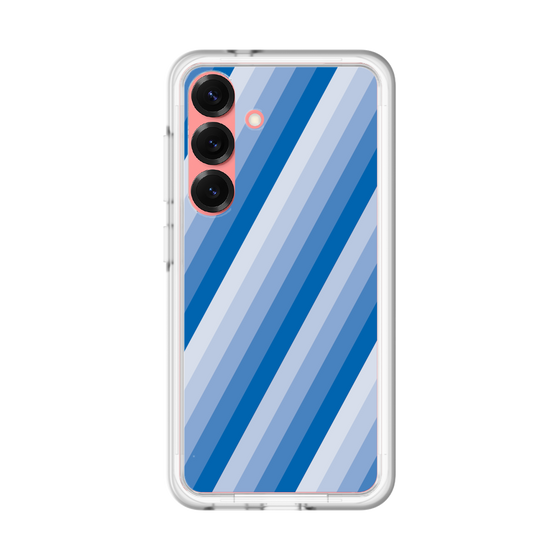 スリムプロテクションプレミアムケース［ Middle Stripe - Blue ］