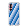 スリムプロテクションプレミアムケース［ Middle Stripe - Blue ］