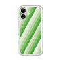 スリムプロテクションプレミアムケース［ Middle Stripe - Green ］