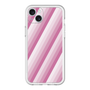スリムプロテクションプレミアムケース［ Middle Stripe - Pink ］