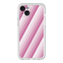 スリムプロテクションプレミアムケース［ Middle Stripe - Pink ］