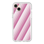 スリムプロテクションプレミアムケース［ Middle Stripe - Pink ］