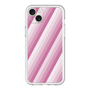 スリムプロテクションプレミアムケース［ Middle Stripe - Pink ］