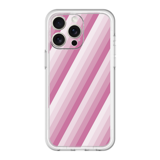 スリムプロテクションプレミアムケース［ Middle Stripe - Pink ］