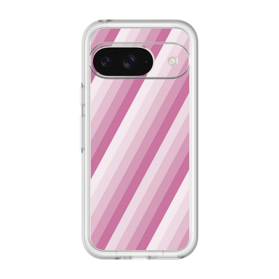 スリムプロテクションプレミアムケース［ Middle Stripe - Pink ］