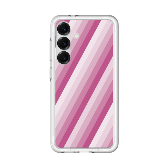 スリムプロテクションプレミアムケース［ Middle Stripe - Pink ］