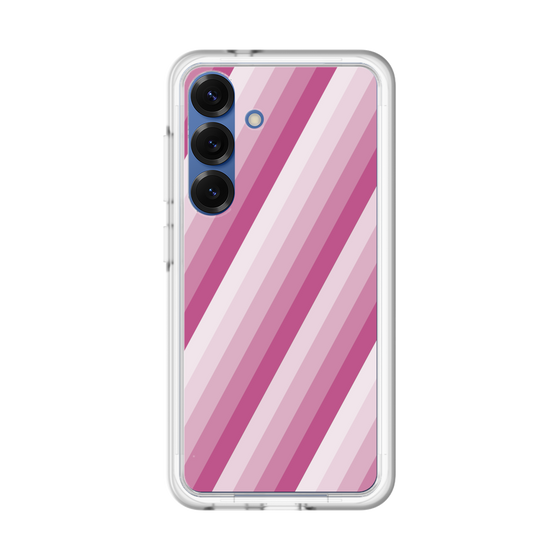 スリムプロテクションプレミアムケース［ Middle Stripe - Pink ］