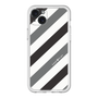 スリムプロテクションプレミアムケース［ Big Stripe - Black × Gray ］