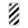 スリムプロテクションプレミアムケース［ Big Stripe - Black × Gray ］