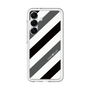 スリムプロテクションプレミアムケース［ Big Stripe - Black × Gray ］