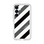 スリムプロテクションプレミアムケース［ Big Stripe - Black × Gray ］