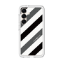 スリムプロテクションプレミアムケース［ Big Stripe - Black × Gray ］