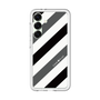 スリムプロテクションプレミアムケース［ Big Stripe - Black × Gray ］